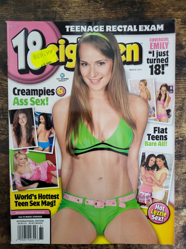 18 Eighteen Magazine March 2012.. US Hardcore Teen Magazine